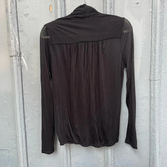 Babaton Wrap Front Long Sleeve  Top, size XXs - Picture 2 of 7